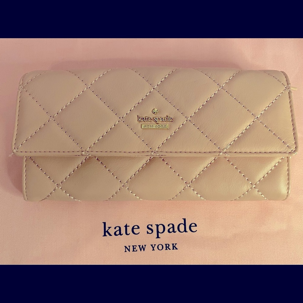 Kate Spade Pillowed Pink Wallet